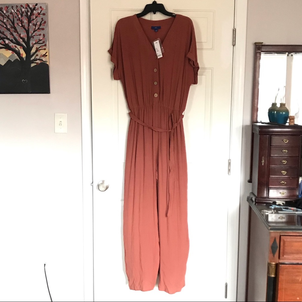 Clay Orange Romper (NWT!!) ✨